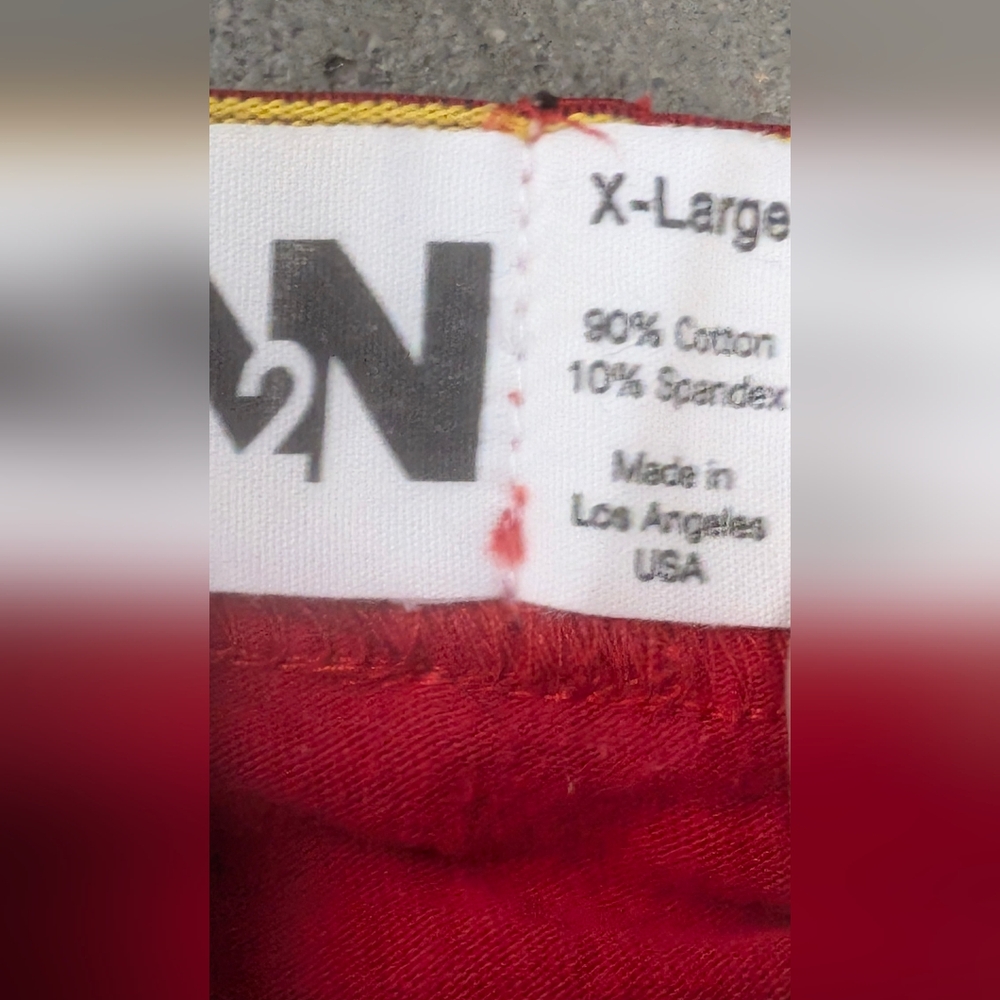 N2N Bodyware Men's Red Briefs, X-Large - Picture 5 of 6